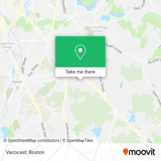 Vacocast map