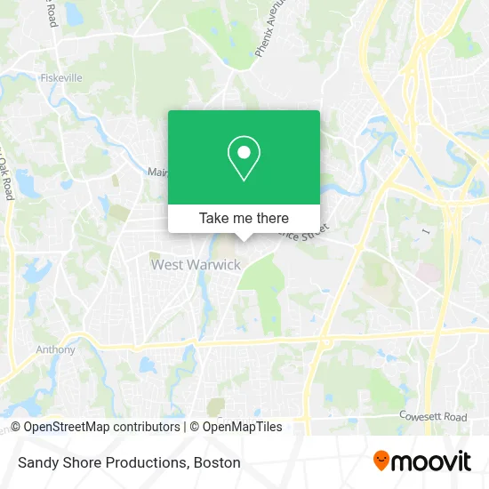 Sandy Shore Productions map