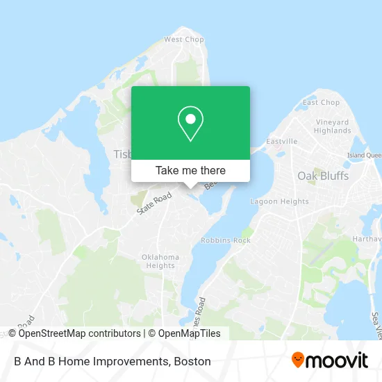B And B Home Improvements map