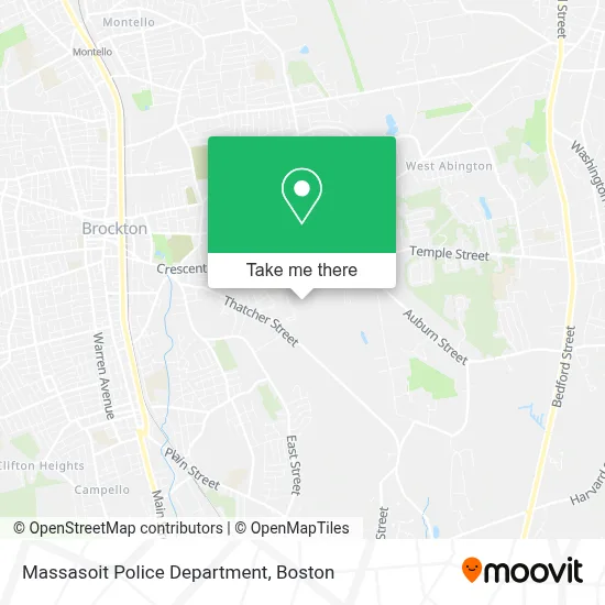 Massasoit Police Department map
