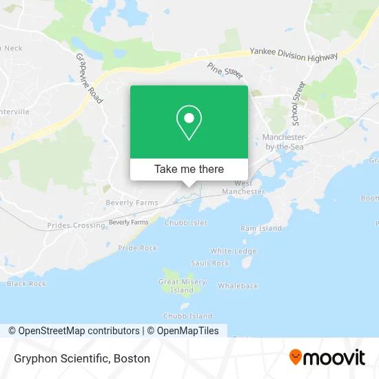 Gryphon Scientific map