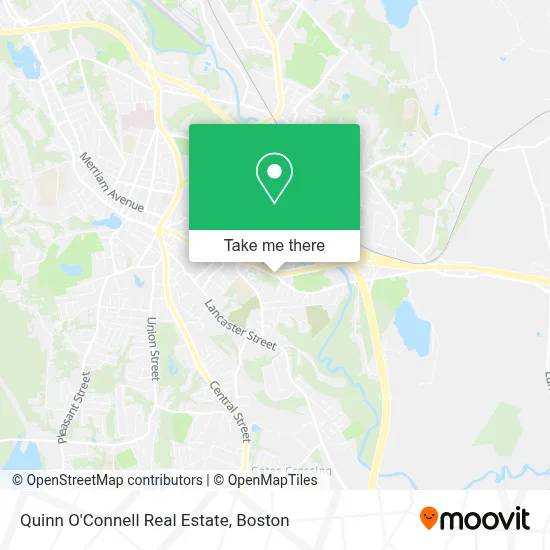 Quinn O'Connell Real Estate map