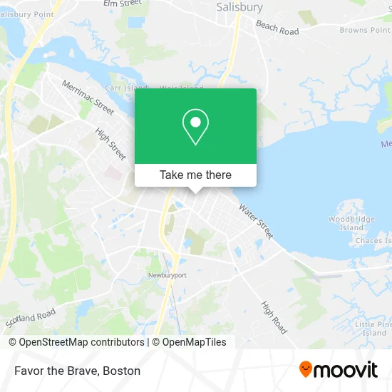 Favor the Brave map