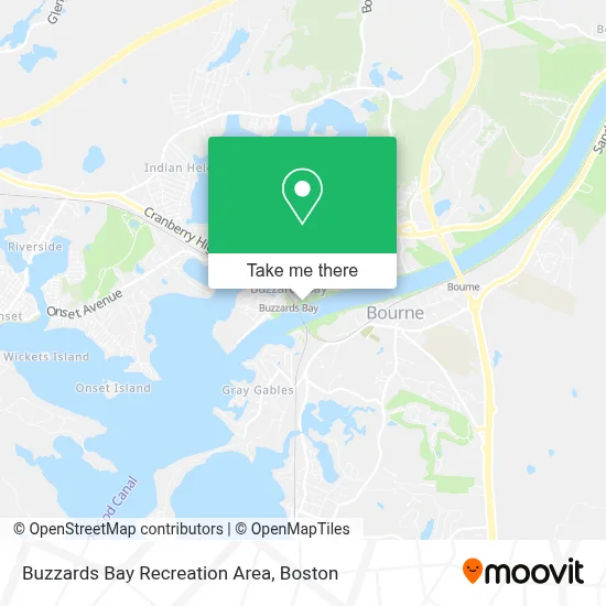 Buzzards Bay Recreation Area map
