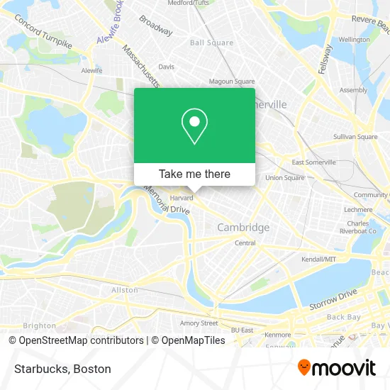 Starbucks map
