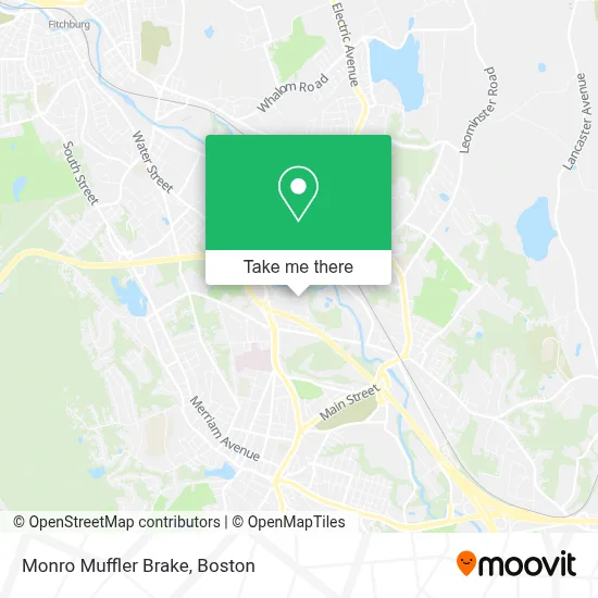 Monro Muffler Brake map
