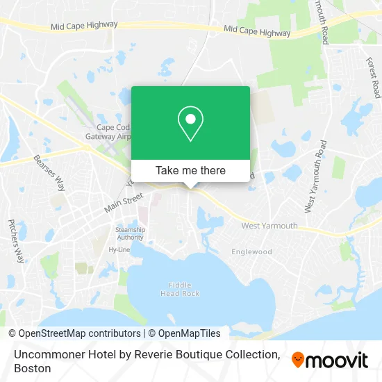 Uncommoner Hotel by Reverie Boutique Collection map