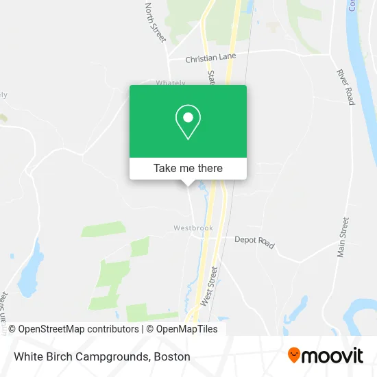 White Birch Campgrounds map