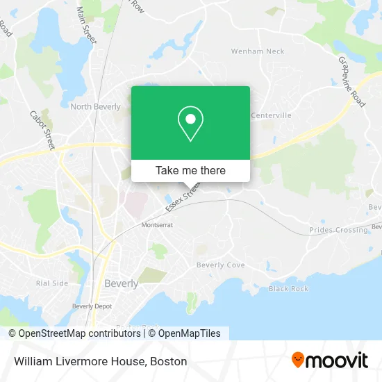William Livermore House map