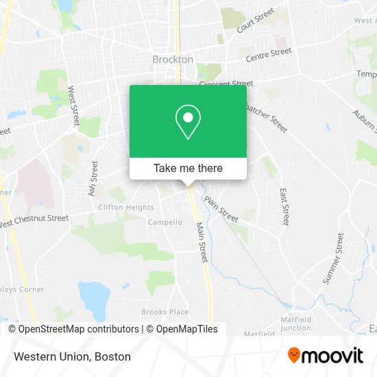 Western Union map