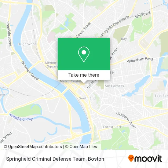 Springfield Criminal Defense Team map