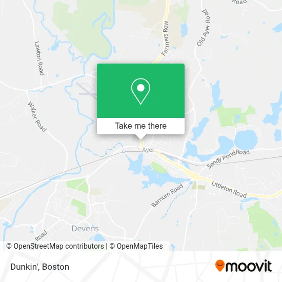 Dunkin' map