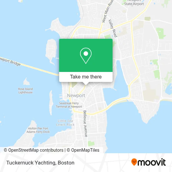 Tuckernuck Yachting map