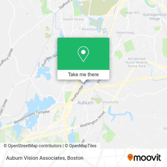 Auburn Vision Associates map