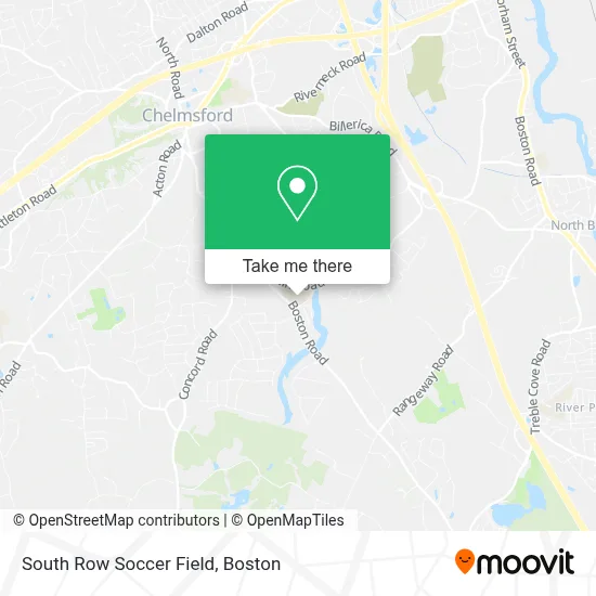 South Row Soccer Field map