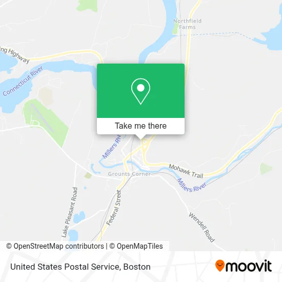 United States Postal Service map