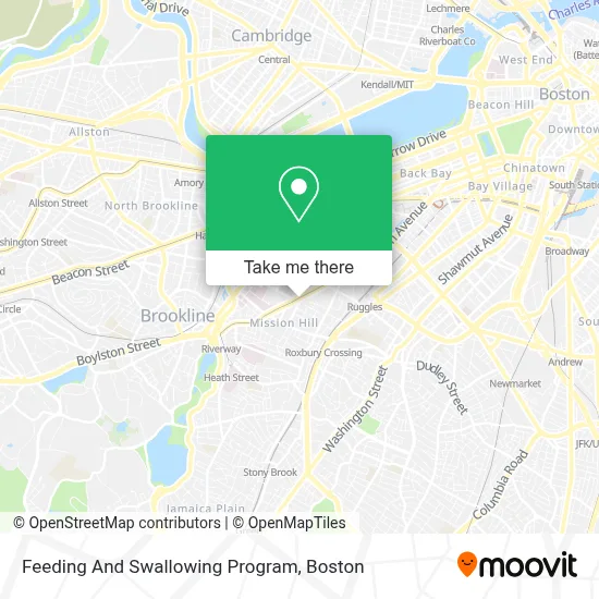 Feeding And Swallowing Program map