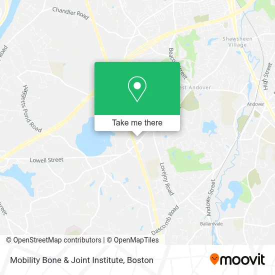 Mobility Bone & Joint Institute map