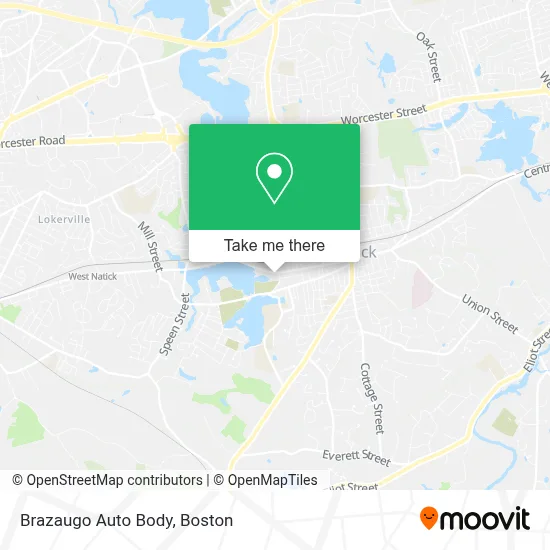 Brazaugo Auto Body map