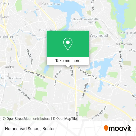 Homestead School map