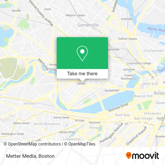 Metter Media map
