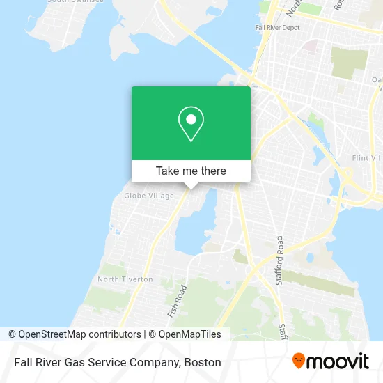 Fall River Gas Service Company map