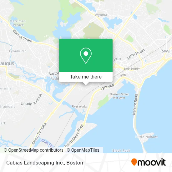 Cubias Landscaping Inc. map