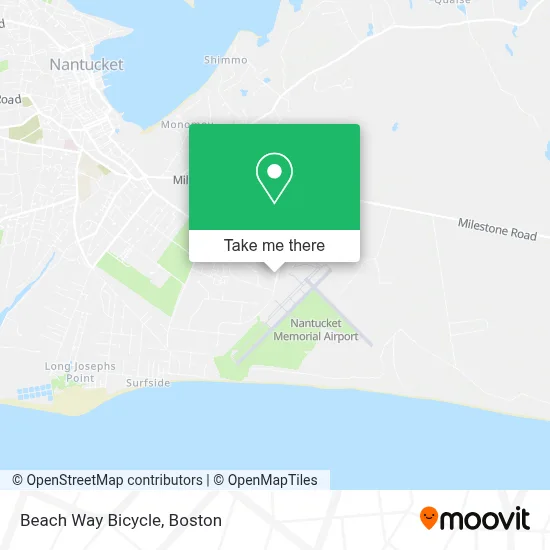 Beach Way Bicycle map