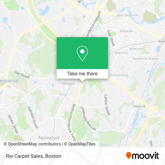 Rw Carpet Sales map