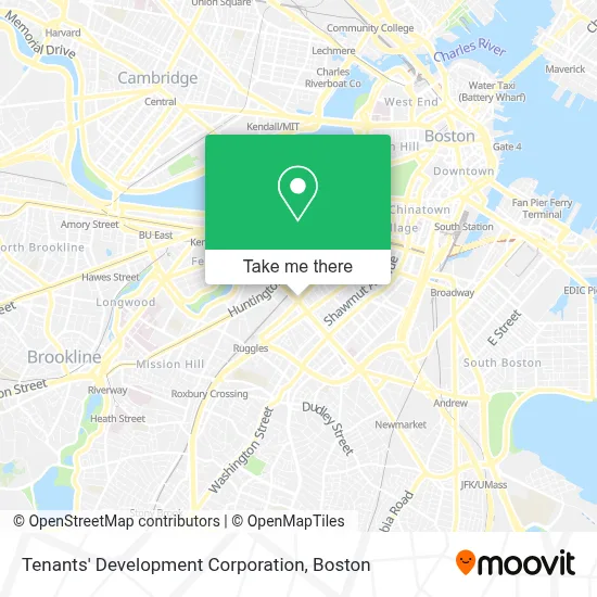 Tenants' Development Corporation map