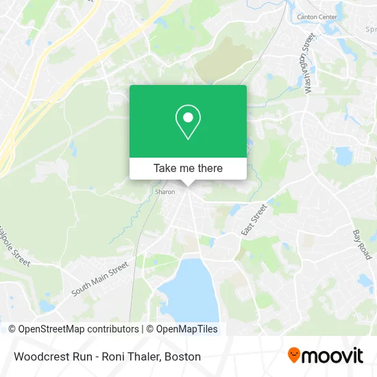 Woodcrest Run - Roni Thaler map
