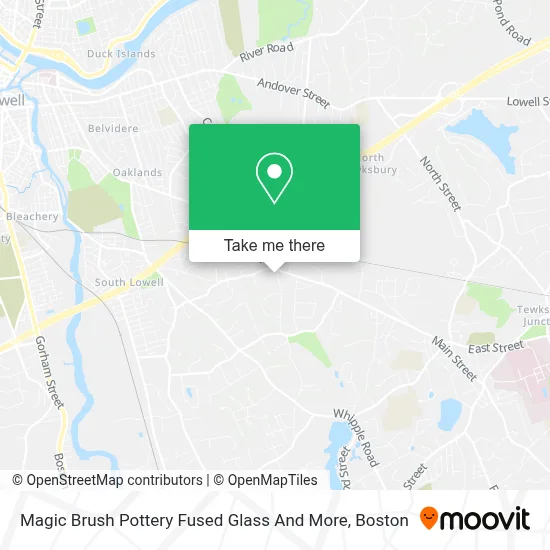 Magic Brush Pottery Fused Glass And More map