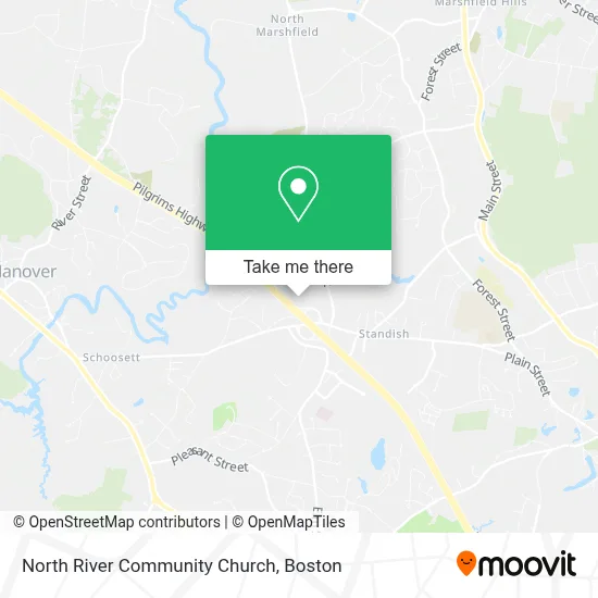 North River Community Church map