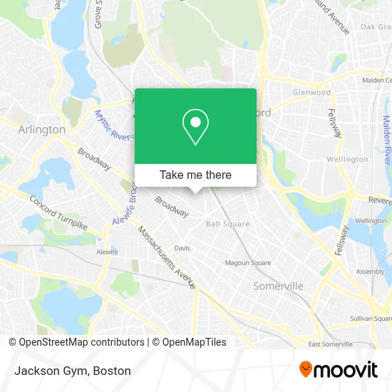 Jackson Gym map