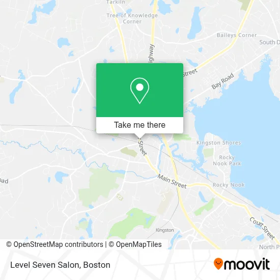 Level Seven Salon map