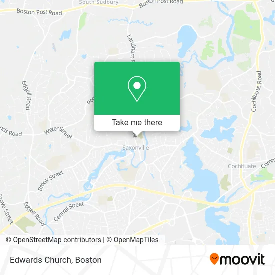 Edwards Church map