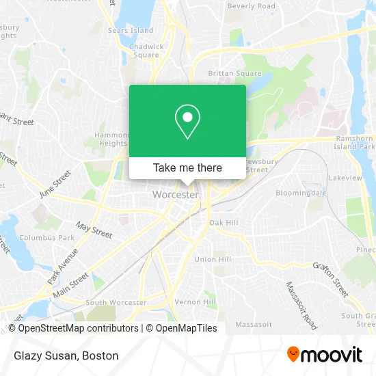 Glazy Susan map