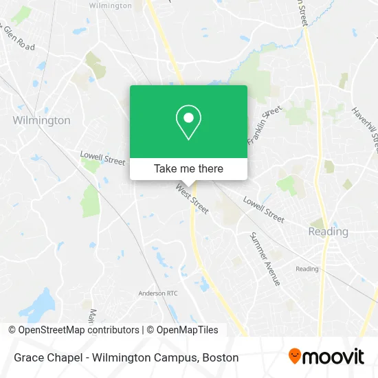 Grace Chapel - Wilmington Campus map