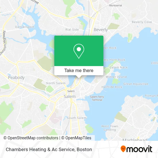 Chambers Heating & Ac Service map