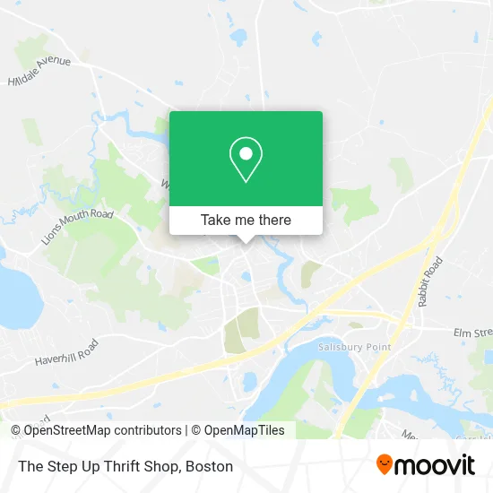 The Step Up Thrift Shop map