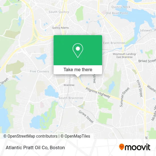 Atlantic Pratt Oil Co map