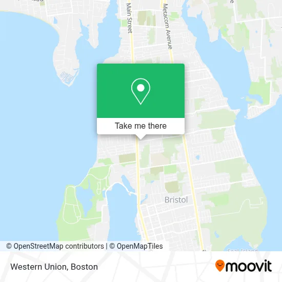 Western Union map