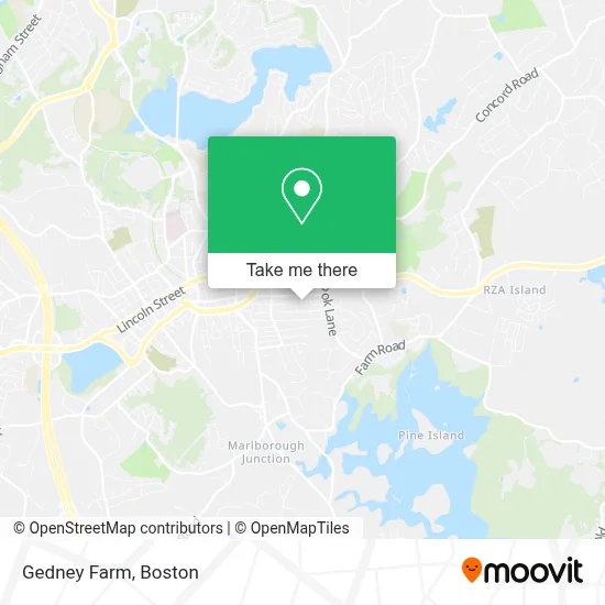 Gedney Farm map