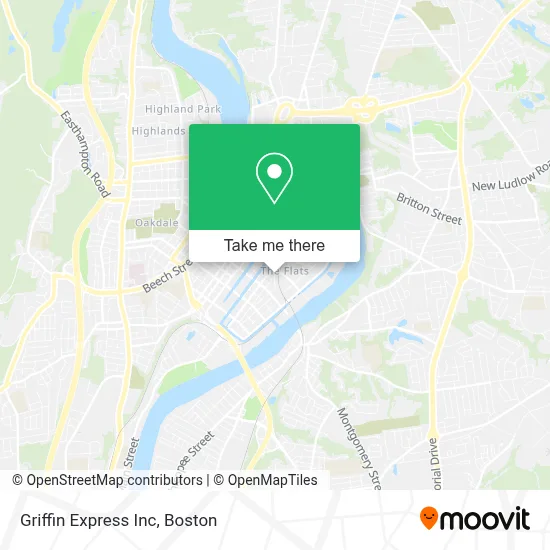 Griffin Express Inc map