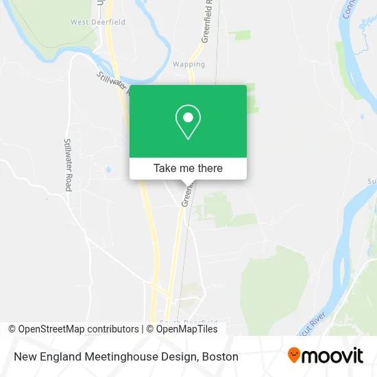 New England Meetinghouse Design map