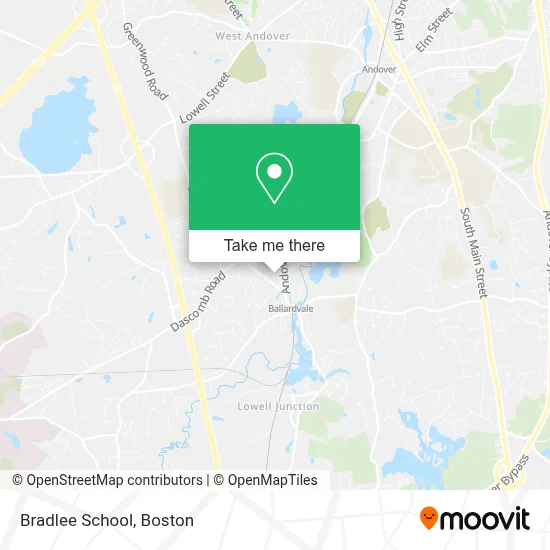 Bradlee School map