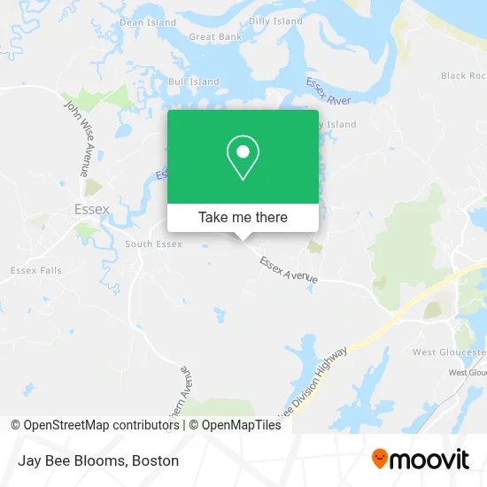 Jay Bee Blooms map