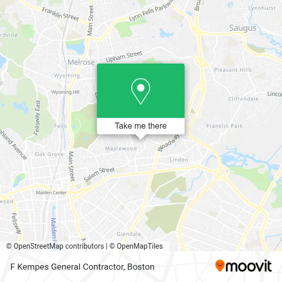 F Kempes General Contractor map