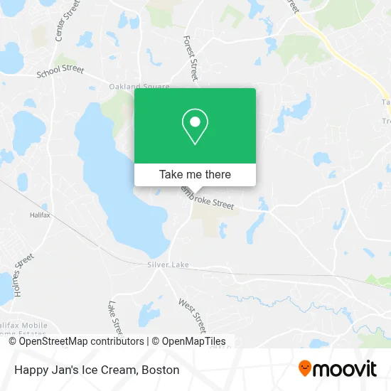 Happy Jan's Ice Cream map