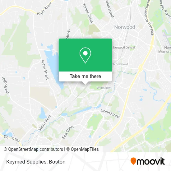 Keymed Supplies map